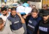 BÖYLESİ GÖRÜLMEDİ. GAZZE’DE GAZETECİ KIYIMI YAŞANIYOR.