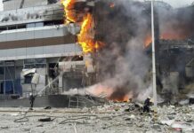 UKRAYNA SAVAŞIN EN YOĞUN HAVA SALDIRISINA MARUZ KALDI