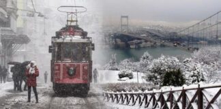 Herkes uyardı … Bu sefer olacak gibi; İstanbul’da cumartesi (yarın) kar bekleniyor.