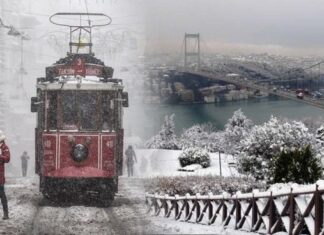 Herkes uyardı … Bu sefer olacak gibi; İstanbul’da cumartesi (yarın) kar bekleniyor.