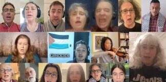 📽️Sanatçılar “Kasvetli kışın ortasında” adlı Noel şarkısını Gazze için söyledi