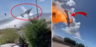 📽️Şili’de yangına müdahale eden bir uçak otoyola düştü.