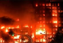 İSPANYA VALENCIA’DA APARTMAN YANGINI! 4 KİŞİ ÖLDÜ 15 KİŞİ KAYIP