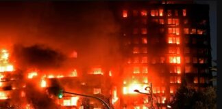 İSPANYA VALENCIA’DA APARTMAN YANGINI! 4 KİŞİ ÖLDÜ 15 KİŞİ KAYIP