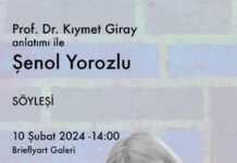 Geçen yıl yitirdiğimiz usta sanatçı Şenol Yorozlu bir söyleşiyle anılacak.