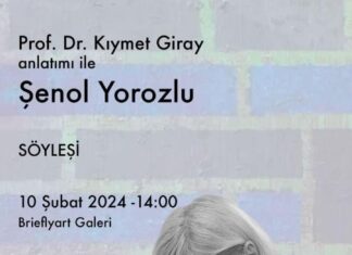 Geçen yıl yitirdiğimiz usta sanatçı Şenol Yorozlu bir söyleşiyle anılacak.
