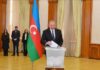 Aliyev, cumhurbaşkanı seçiminde oyların yüzde 93,9’unu aldı.