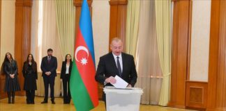 Aliyev, cumhurbaşkanı seçiminde oyların yüzde 93,9’unu aldı.