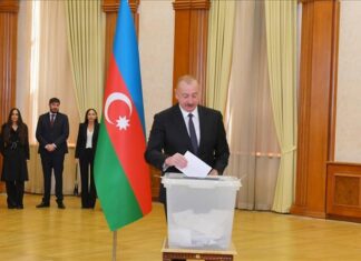 Aliyev, cumhurbaşkanı seçiminde oyların yüzde 93,9’unu aldı.