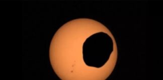 Mars’ta güneş tutulması kaydedildi.