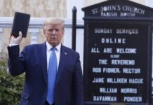 “Size yemin ediyorum. Kimse Trump yönetimi altında İsa’nın haçına dokunamayacak”