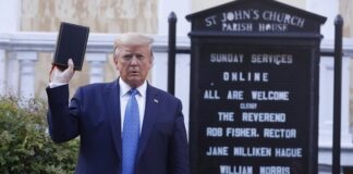 “Size yemin ediyorum. Kimse Trump yönetimi altında İsa’nın haçına dokunamayacak”