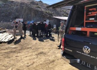 Elazığ Palu’da sabah saatlerinde bir maden ocağında meydana gelen göçükte 1 işçinin yaralandığı belirtildi.
