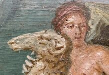 Pompei’de Yunan mitolojik kardeşleri tasvir eden 2000 yıllık fresk bulundu.