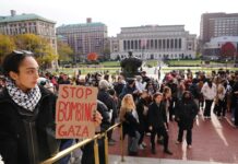 ARAP ASILLI REKTÖR DAVET ETTİ. ABD’NİN COLOMBIA ÜNİVERSİTESİ’NDE FİLİSTİN YANLISI GÖSTERİYE POLİS BASKINI