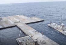 GAZZE SAHİLİNE YARDIMLAR İÇİN PORTATİF LİMAN İNŞA EDİLİYOR