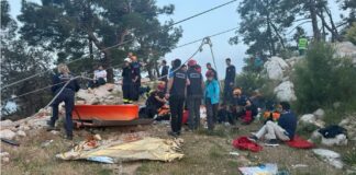 ANTALYA: Teleferik kazasında 43 kişiyi kurtarmak için çalışmalar devam ediyor.