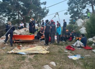 ANTALYA: Teleferik kazasında 43 kişiyi kurtarmak için çalışmalar devam ediyor.