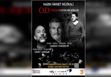 Nâzım Hikmet Müzikali’nin Türkiye prömiyeri yarın (29 Mayıs Çarşamba) İstanbul Bakırköy’de gerçekleşecek.