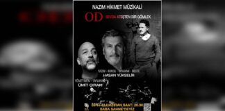 Nâzım Hikmet Müzikali’nin Türkiye prömiyeri yarın (29 Mayıs Çarşamba) İstanbul Bakırköy’de gerçekleşecek.