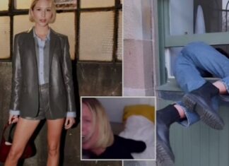 Prenses, kapı kilitli olunca pencereden girdi!