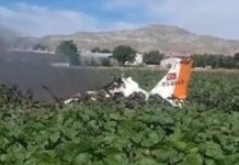 Kayseri’de eğitim uçağı düştü, 2 pilot hayatını kaybetti.