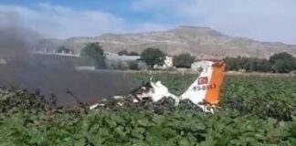 Kayseri’de eğitim uçağı düştü, 2 pilot hayatını kaybetti.