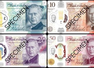 Kral Charles banknotlardaki yerini aldı!