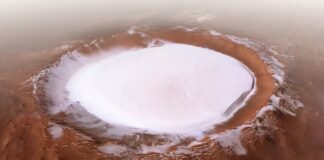 60 olimpik yüzme havuzu büyüklüğünde: Mars’ta donmuş su keşfedildi