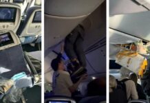 Yine bir türbülans vakası. Yaralananlar oldu; bir yolcu baş üstü dolaba sıkıştı