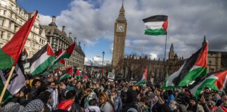 Gazze Birleşik Krallık seçimlerine damga vurdu.