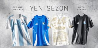Erzurumspor, yeni sezon formalarını tanıttı. Formadaki portreler şaşırttı!