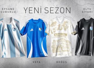Erzurumspor, yeni sezon formalarını tanıttı. Formadaki portreler şaşırttı!