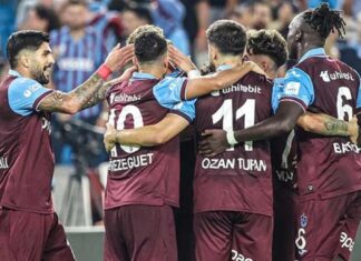 Trabzonspor bir üst turda.