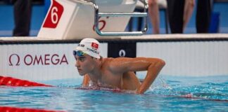 Paris 2024 Olimpiyat Oyunları’nda milli yüzücü Kuzey Tunçelli, finale yükseldi.