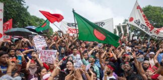 Bangladeş’te Başbakan Sheikh Hasina istifa ederek ülkeden ayrıldı.