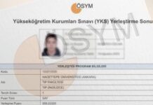 YKS Sonuçları açıklandı