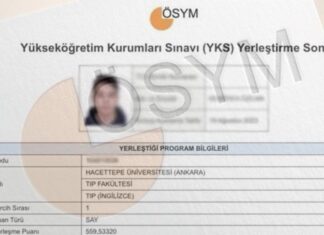 YKS Sonuçları açıklandı