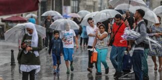 Üç kurum uyardı:İstanbul’da yarın kuvvetli ve gök gürültülü sağanak yağış var