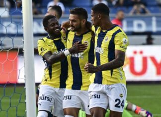 Fenerbahçe 3 puana ilk yarıda ulaştı