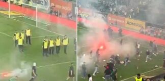 📽️Viyana derbisinde şiddet tavan yaptı! Altısı polis, dokuz yaralı