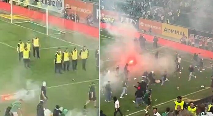 📽️Viyana derbisinde şiddet tavan yaptı! Altısı polis, dokuz yaralı