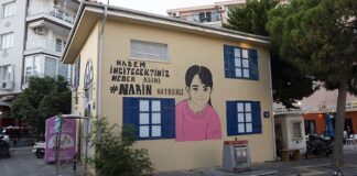 Elektrik trafosuna Narin’in resmini yaptı, ‘Madem incitecektiniz neden adını Narin koydunuz’ notunu düştü