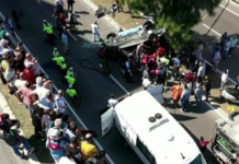 İzmir’de feci kaza. Otomobil alt geçide düştü; 3 ölü, 2 ağır yaralı!