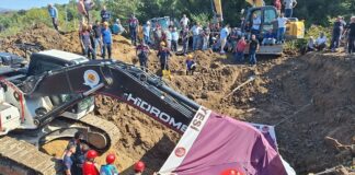 Su kuyusu kazısında toprak kaydı; 2 ölü!