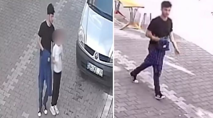 📽️Ahlaksızlık diz boyu. Yoldan geçen sapık, kız çocuklarını taciz etti!