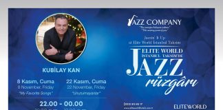 Caz müzisyeni Kubilay Kan, ‘Kış Konserleri’ kapsamında bu gece (8 Kasım) konser verecek.