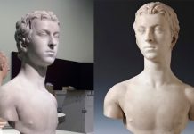 Sanayi sitesinde bulunmuştu. 5 pound’a satın alınan ve kapı tutucu olarak kullanılan heykel, 2.5 milyon pound’a satılıyor