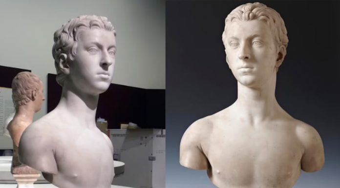 Sanayi sitesinde bulunmuştu. 5 pound’a satın alınan ve kapı tutucu olarak kullanılan heykel, 2.5 milyon pound’a satılıyor