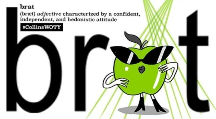 Ünlü şarkıcı Charli XCX’nin “brat” kelimesi, Collins İngilizce Sözlüğü tarafından yılın kelimesi seçildi.